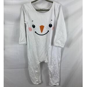 4/$25 NWOT Popatu Snowman One Piece 24M